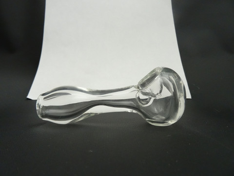 Clear Spoon Pipe — Smokin Js